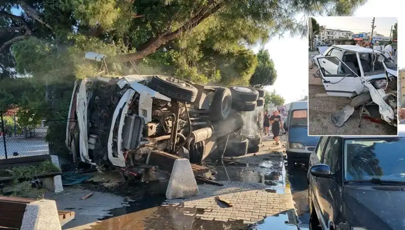 Freni Patlayan Kamyonun Dehşet Anları: İstanbul'da Trafik Kazası