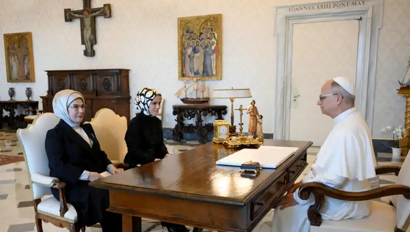 Emine Erdoğan ve Papa Leo: Gazze'ye Dair Kritik Görüşme